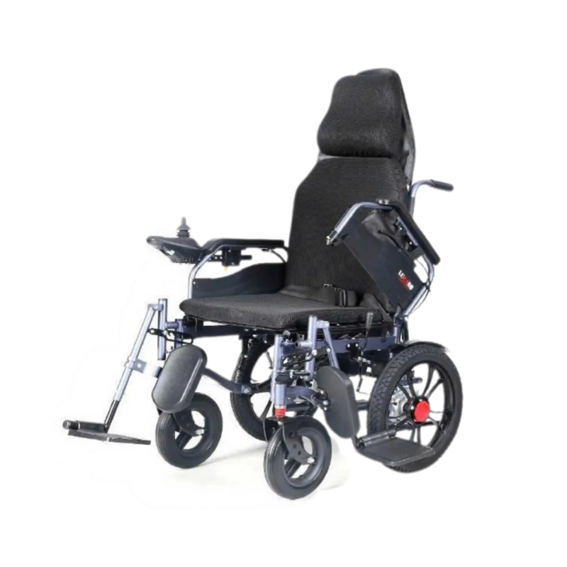 Xe Lăn Điện Ngã Lưng Lucass XE-802 (XE-110LA) Màu Xám