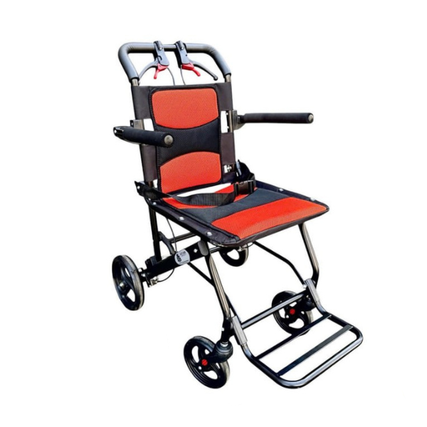 Xe Lăn Du Lịch Sắt Sơn Bánh Nhỏ Lucass X-195L