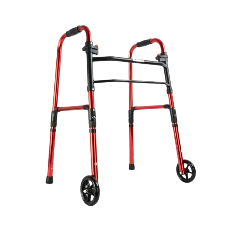 Khung Tập Đi Nhôm Cao Cấp Lucass W-39 Màu Đỏ