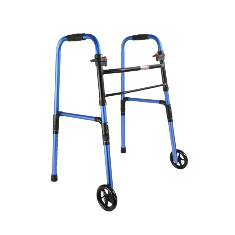 Khung Tập Đi Nhôm Cao Cấp Lucass W-39 Màu Xanh Dương